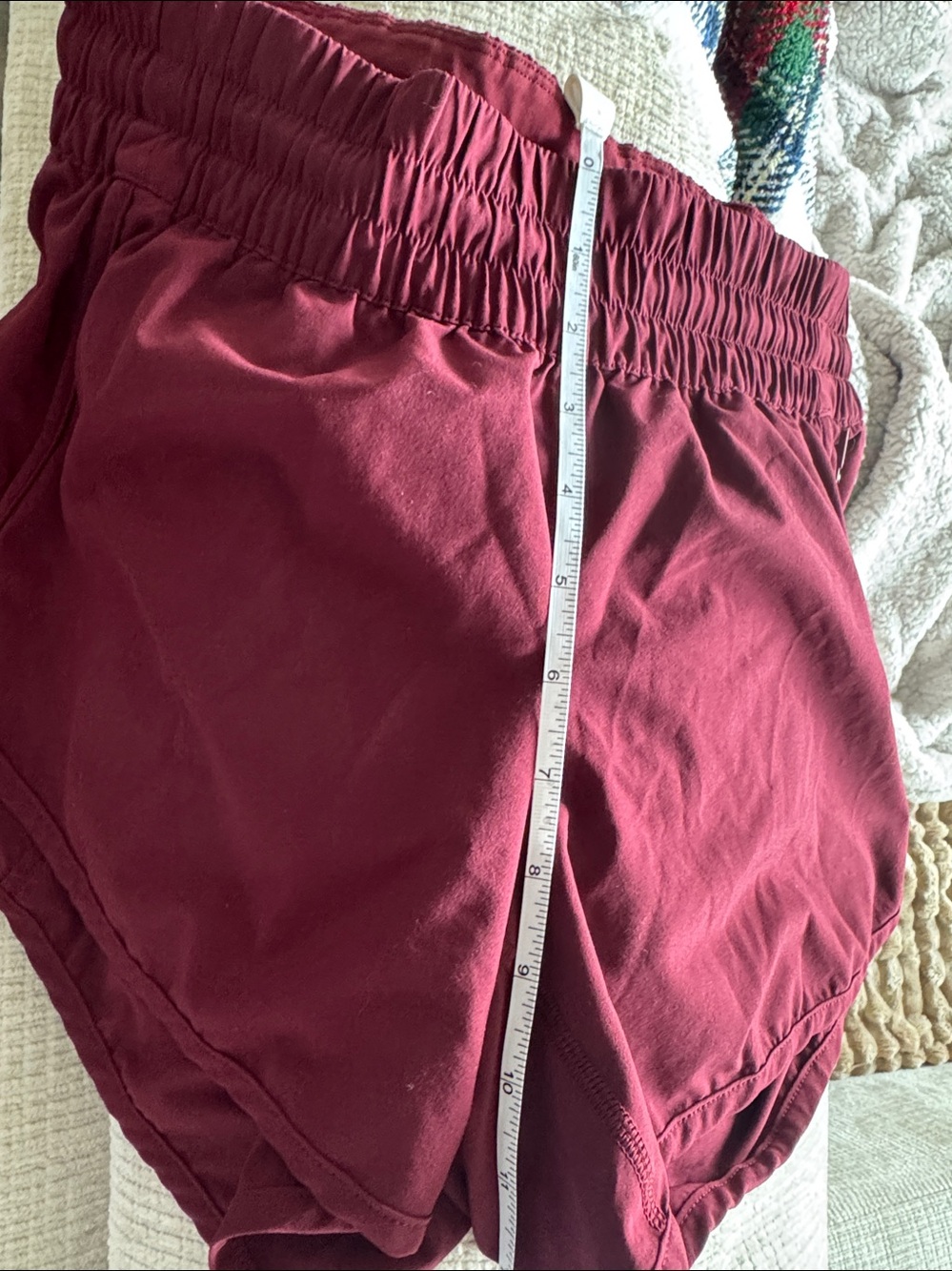 lululemon athletica Burgundy Athletic Shorts - Picture 8 of 8